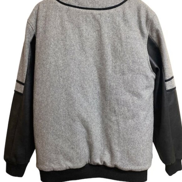 Crooks and Castles Wool & PU Varsity style Logo Jacket Mens Large - Picture 2 of 6